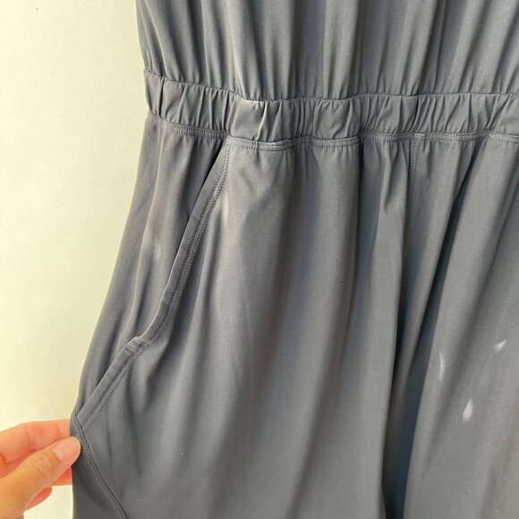 Lululemon Lightweight High-Neck Romper Black Size 8 A141 - Picture 7 of 11